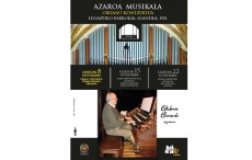 El organista Esteban Elizondo abrirá el ciclo Azaroan Musika