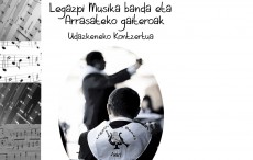 Concierto de otoño de Legazpi Musika Banda en Latxartegi Aretoa.