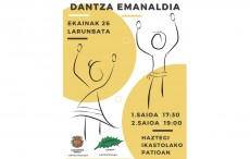 Festival Korosti Dantza taldea el 26 de junio en el patio de Haztegi Ikastola.