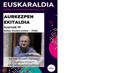 Presentación de Euskaraldia 2020, el 19 de noviembre.