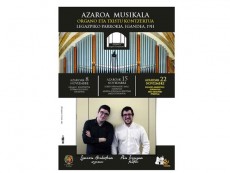 Organo y txistu protagonistas del último concierto del ciclo Azaroan Musika