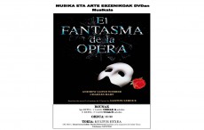 El musical “El fantasma de la ópera”en octubre en el programa Música y artes escénicas en DVD.
