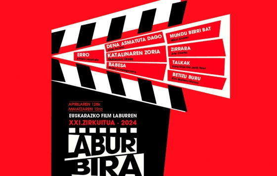El circuito Laburbira en Legazpi. 8 cortometrajes en euskara dentro del programa de audiovisuales