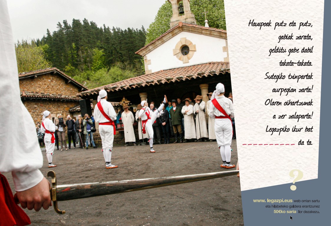Concurso del calendario municipal. Palabra secreta del bertso de octubre
