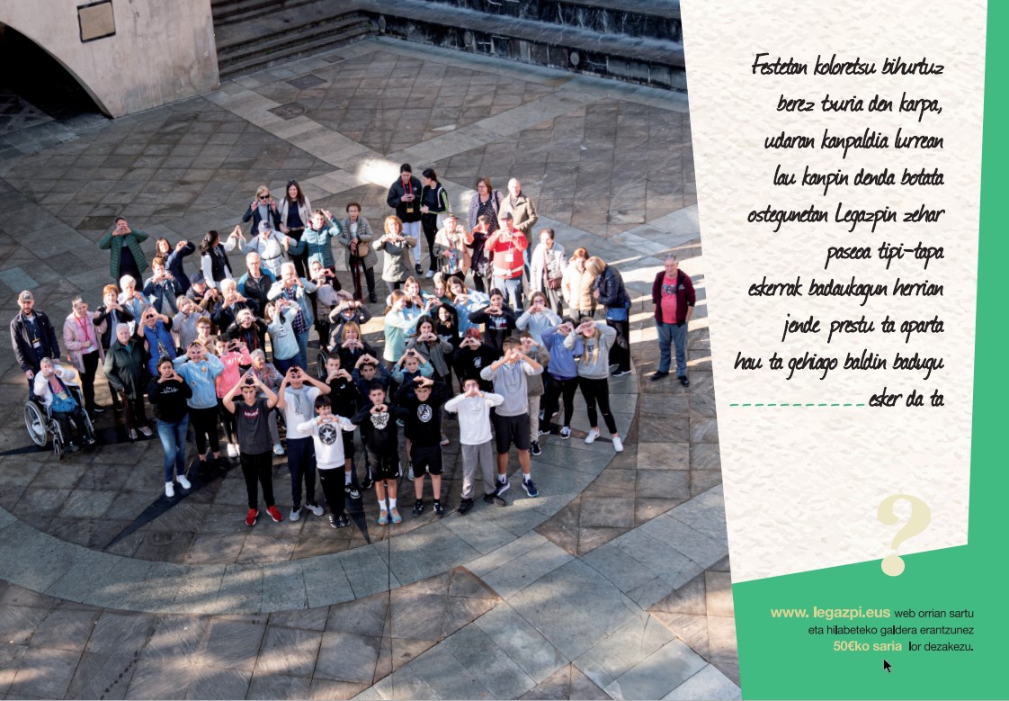 Concurso del calendario municipal. Palabra secreta del bertso de noviembre