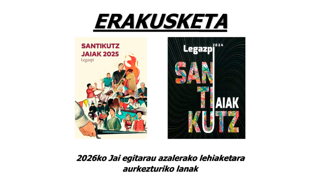 EXPOSICIÓN: Los trabajos presentados al Concurso para la portada de los programas de las fiestas patronales se pueden ver en Kultur Etxea del 30 de enero al 13 de febrero