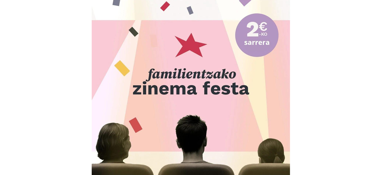 Campaña de cine navideño en Latxartegi Aretoa. Fiesta de cine familiar en euskara
