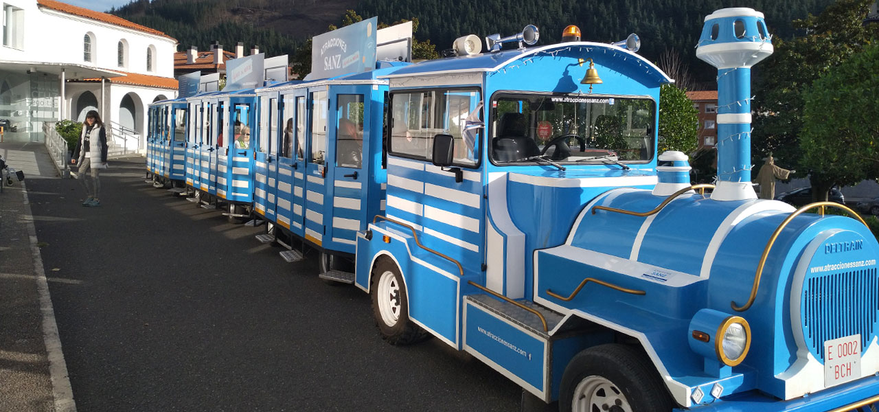 Parque infantil de navidad y tren txutxu, para despedir el año