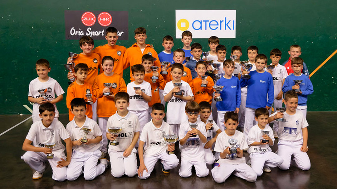 Las semifinales del Torneo Interpueblos de pelota infantil se disputarán el sábado 18 de abril a partir de las 15:45 horas en el Frontón Urbeltz
