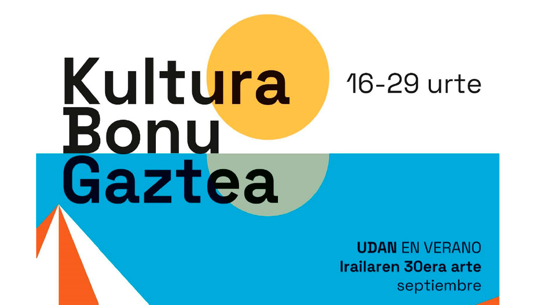 Kultura Bonu Gaztea: descuentos para jóvenes de entre 16 y 29 años en productos culturales, hasta el 30 de septiembre