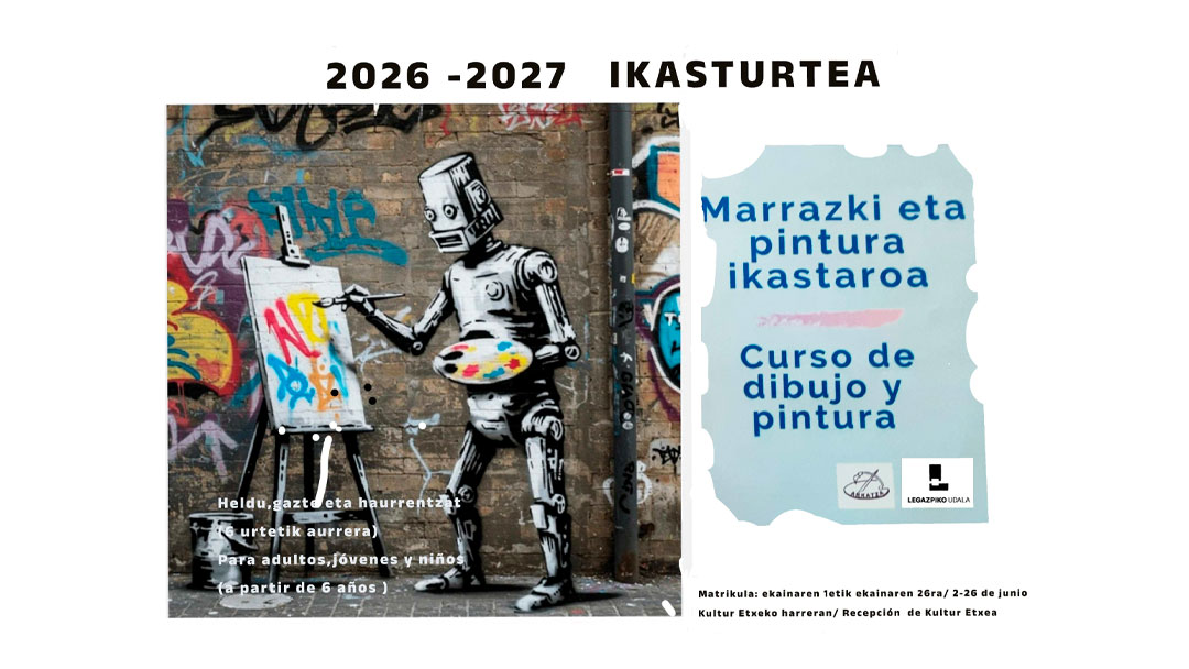 Abierto el plazo de matriculación para curso de Dibujo y Pintura 2026-2027
