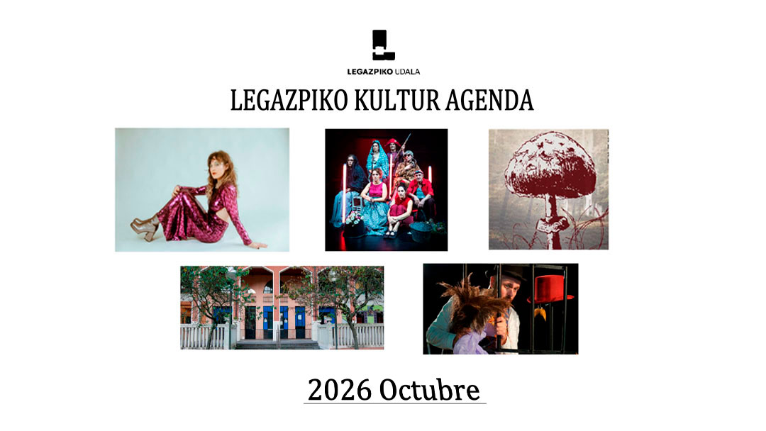 Programación cultural y actividad de KZgunea en octubre de 2026