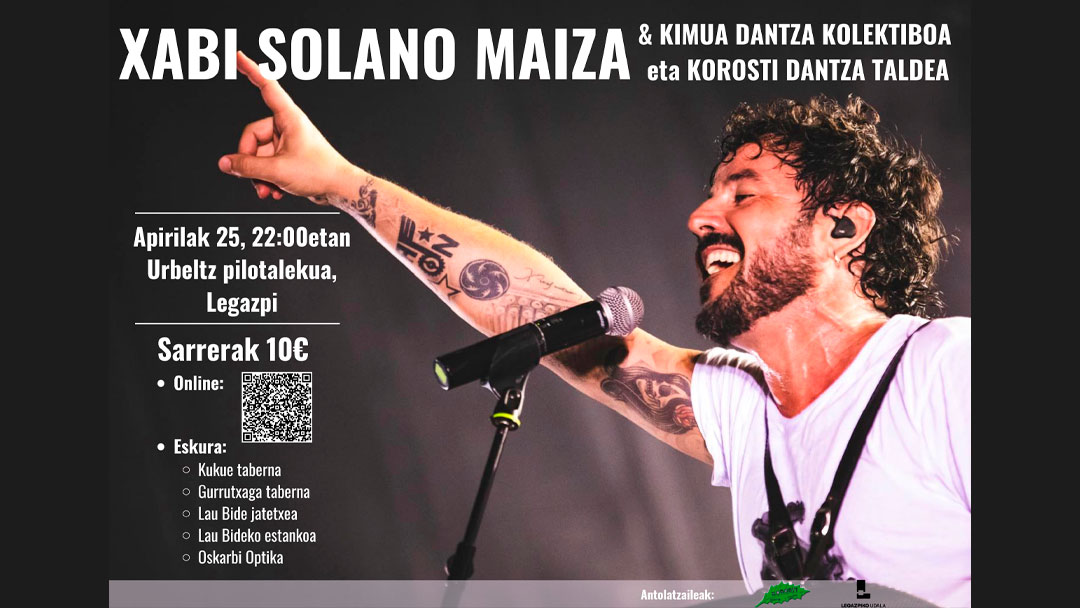 A la venta las entradas para la actuación del colectivo de danza Xabi Solano Maiza & Kimuak y Korosti dantza taldea
