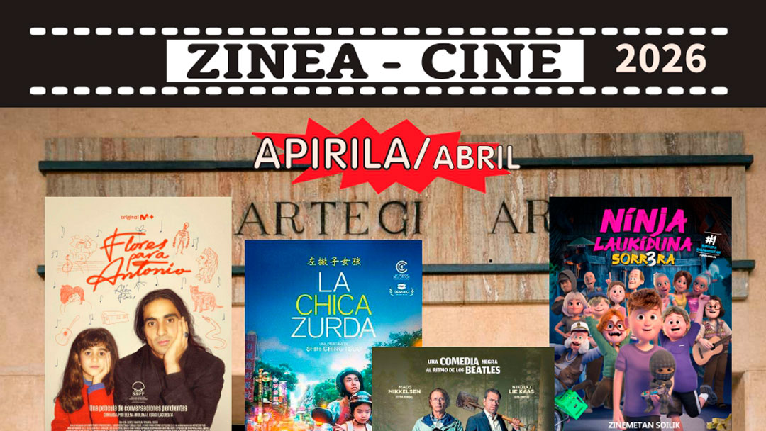Cine en Latxartegi Aretoa. Abril