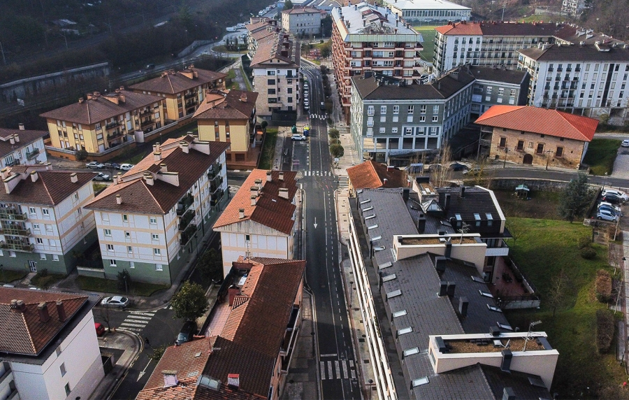 El Ayuntamiento de Legazpi licita la primera fase de las obras de reurbanización del tramo sur de la calle Aizkorri