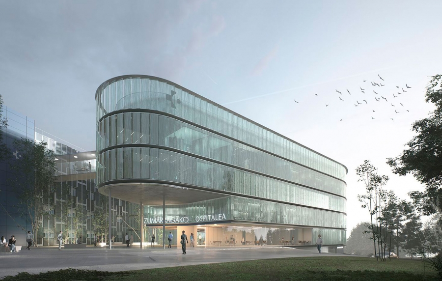 Comienzan las obras del nuevo bloque quirúrgico del Hospital, una mejora que beneficiará a Legazpi y a toda la comarca