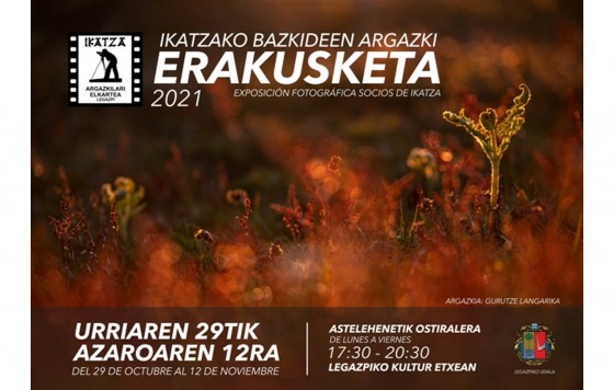 Dos actividades promovidas por IKATZA argazkilari elkartea