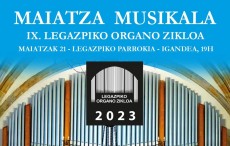 Ciclo de música de órgano en la parroquia de Legazpi - 2º Concierto: Oscar Rodríguez