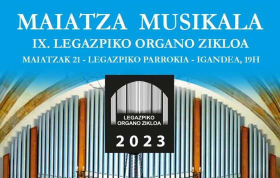 Organo musika zikloa Legazpiko parrokian - 2. Kontzertua: Oscar Rodriguez