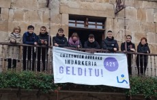 25 de noviembre, trabajo de sensibilización realizado por el alumnado de Haztegi ikastola