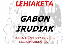 El concurso de dibujo Gabon Irudiak el 18 de diciembre en Kultur Etxea