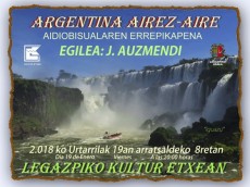 El audiovisual de Julian Auzmendi, Argentina airez-aire, se volverá a proyectar