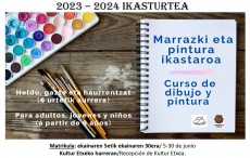 Matrícula del curso 2023-2024 de Dibujo y Pintura