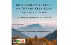 Proyección Kameraren begitik Naturari klik-klik, de la mano de Julian Auzmendi