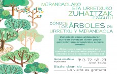 Visita para conocer los árboles de la zona de Mirandaola
