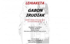 El concurso de dibujo Gabon Irudiak el 17 de diciembre en Kultur Etxea
