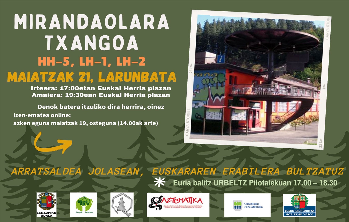 Excursión a Mirandaola el 21 de mayo con Sorgintxulo