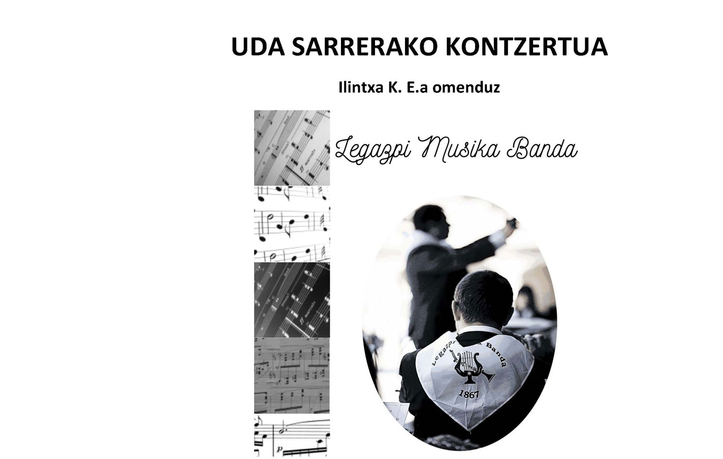 Actuaciones de Legazpi Musika Banda el 19 de junio