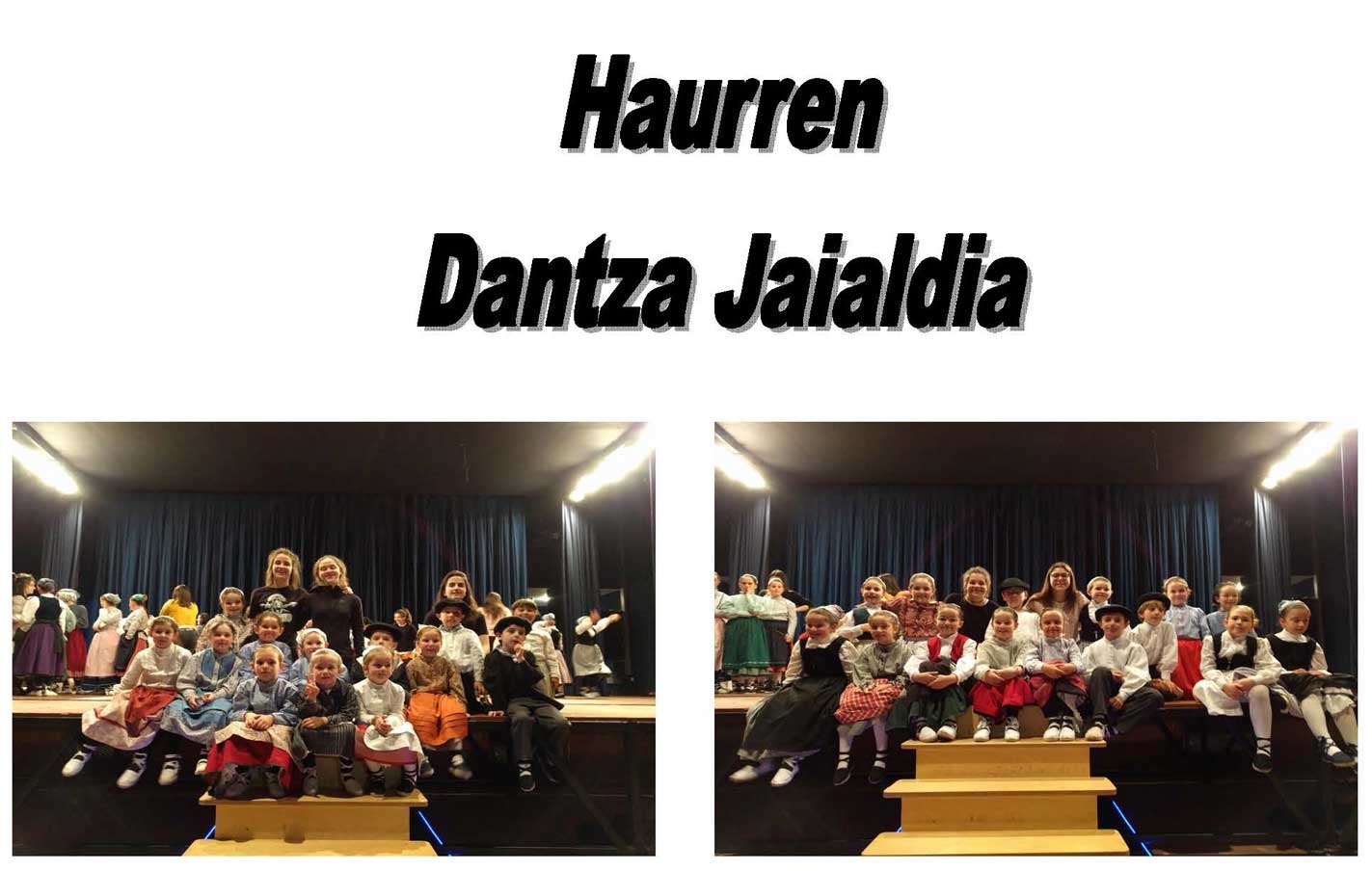 Festival de dantzaris txikis de Sustraiak dantza taldea.