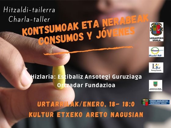 Charla-taller “consumos y adolescentes”
