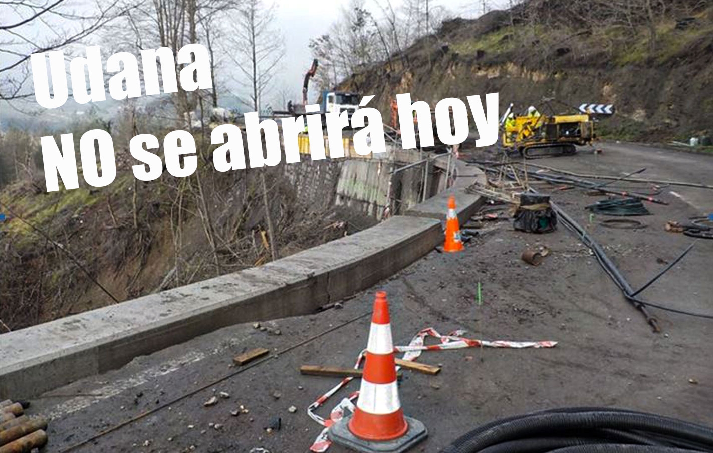 Carretera GI-2630 entre Oñati y Legazpi (UDANA)