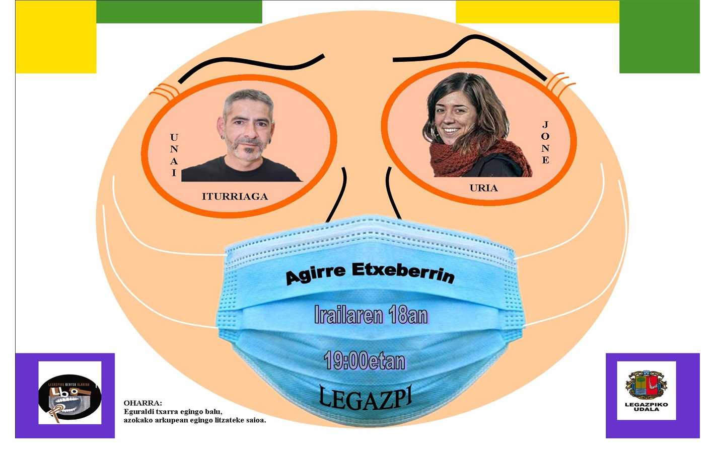 Agorreko bertso saioa: Jone Uria y Unai Iturriaga.