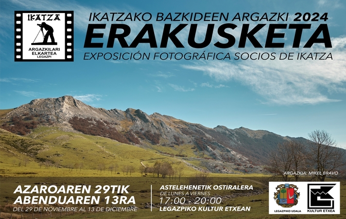 Exposición fotográfica: obras de los miembros de la Sociedad Fotográfica IKATZA