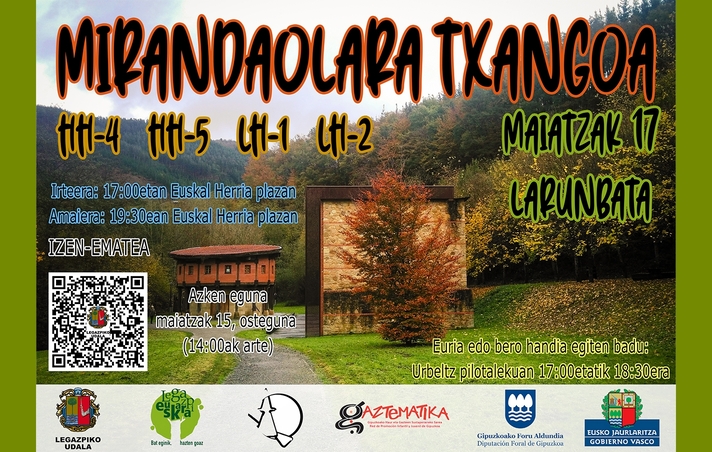 El próximo sábado 17 de mayo, a Mirandaola con Sorgintxulo