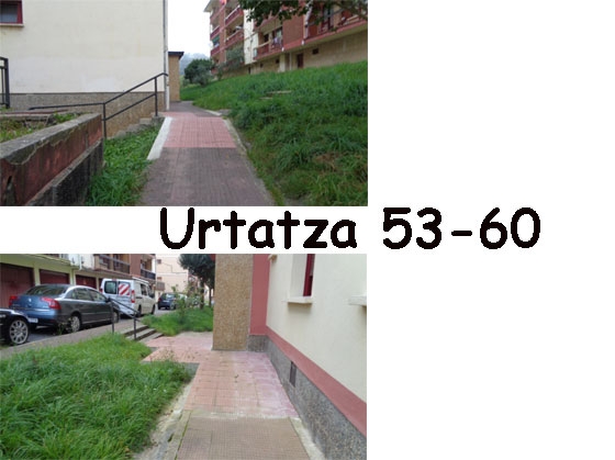Comienzan las obras de reforma de la zona Urtatza 53-60