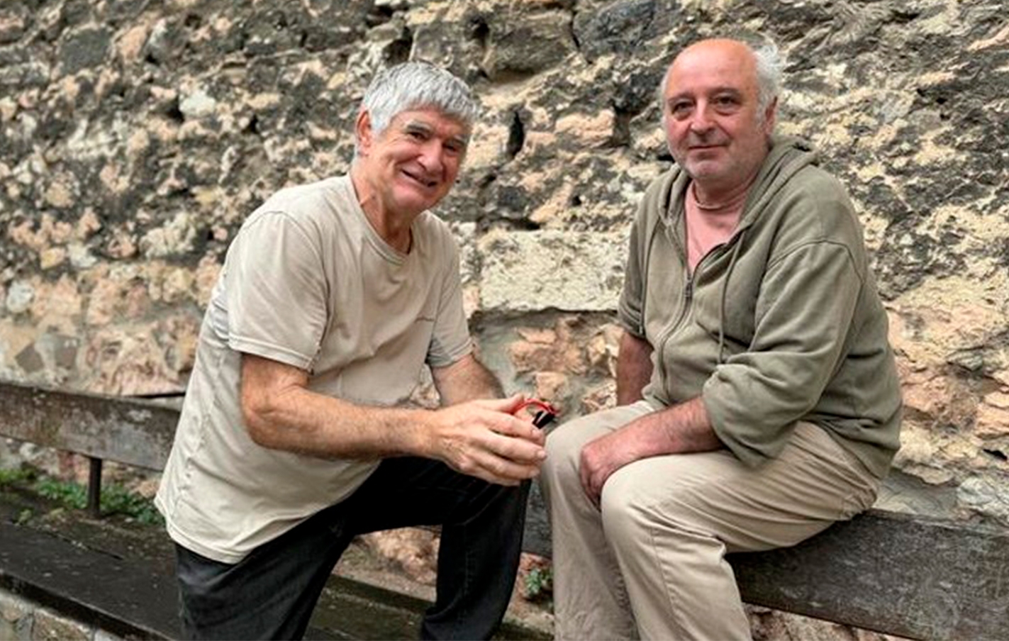 Obra teatral “Gabriel Arestirekin Ikuskizuna”, con Kandido Uranga e Inaxio Tolosa