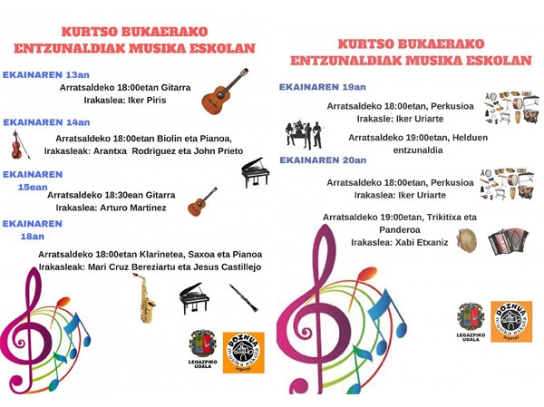 Audiciones de Musika Eskola