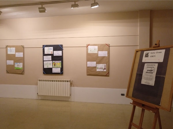 Premios del concurso dibujo Gabon Irudiak