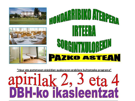 A Hondarribia, con Sorgintxulo