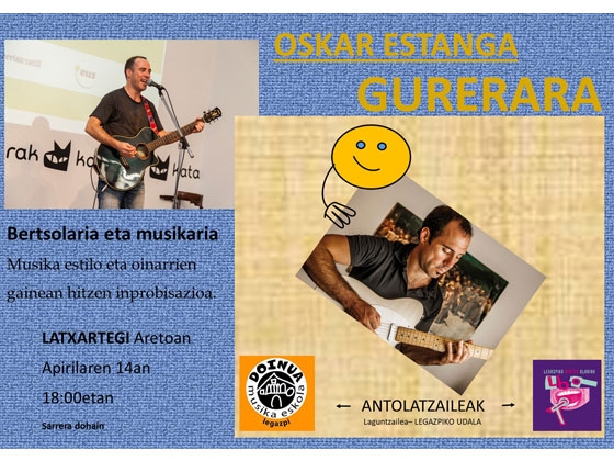 Oskar Estanga "GURERARA" - actuación musical