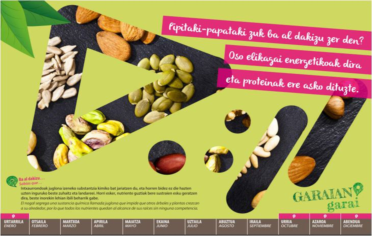 Respuesta a la adivinanza del mes de marzo: Frutos secos
