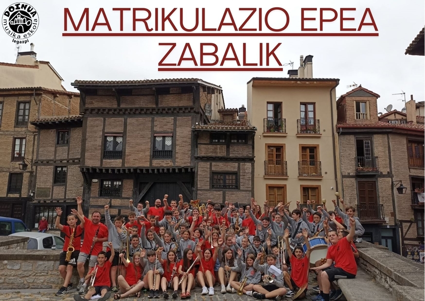 Hasta el 20 de mayo está abierta la matriculación para el próximo curso en Doinua Musika Eskola