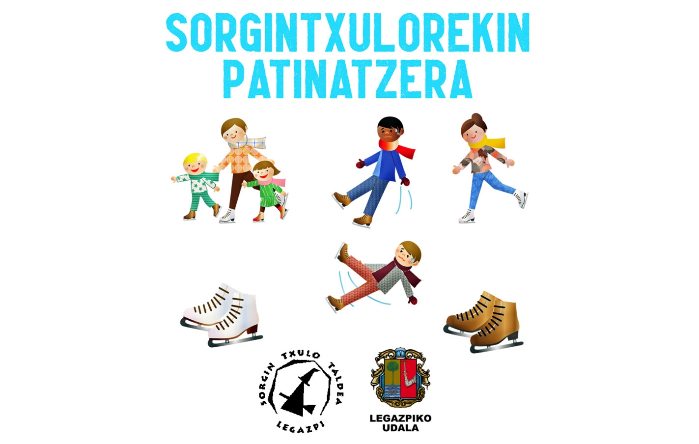 A patinar a Txuri-Urdin con Sorgintxulo