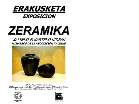 Exposición de cerámica en Kultur Etxea