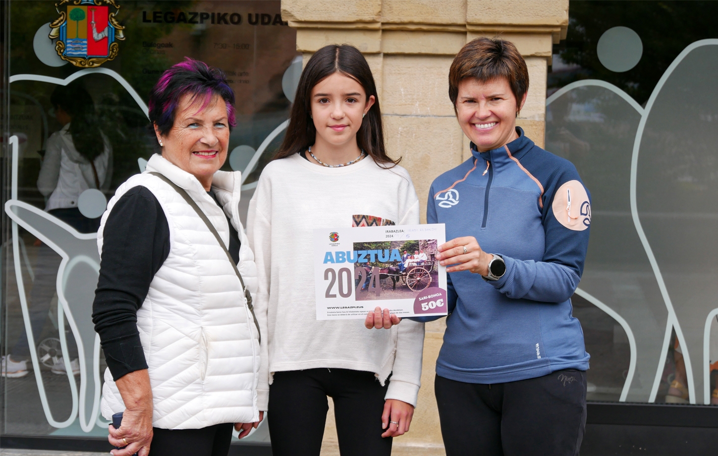 Concurso del calendario municipal - ganadora de agosto