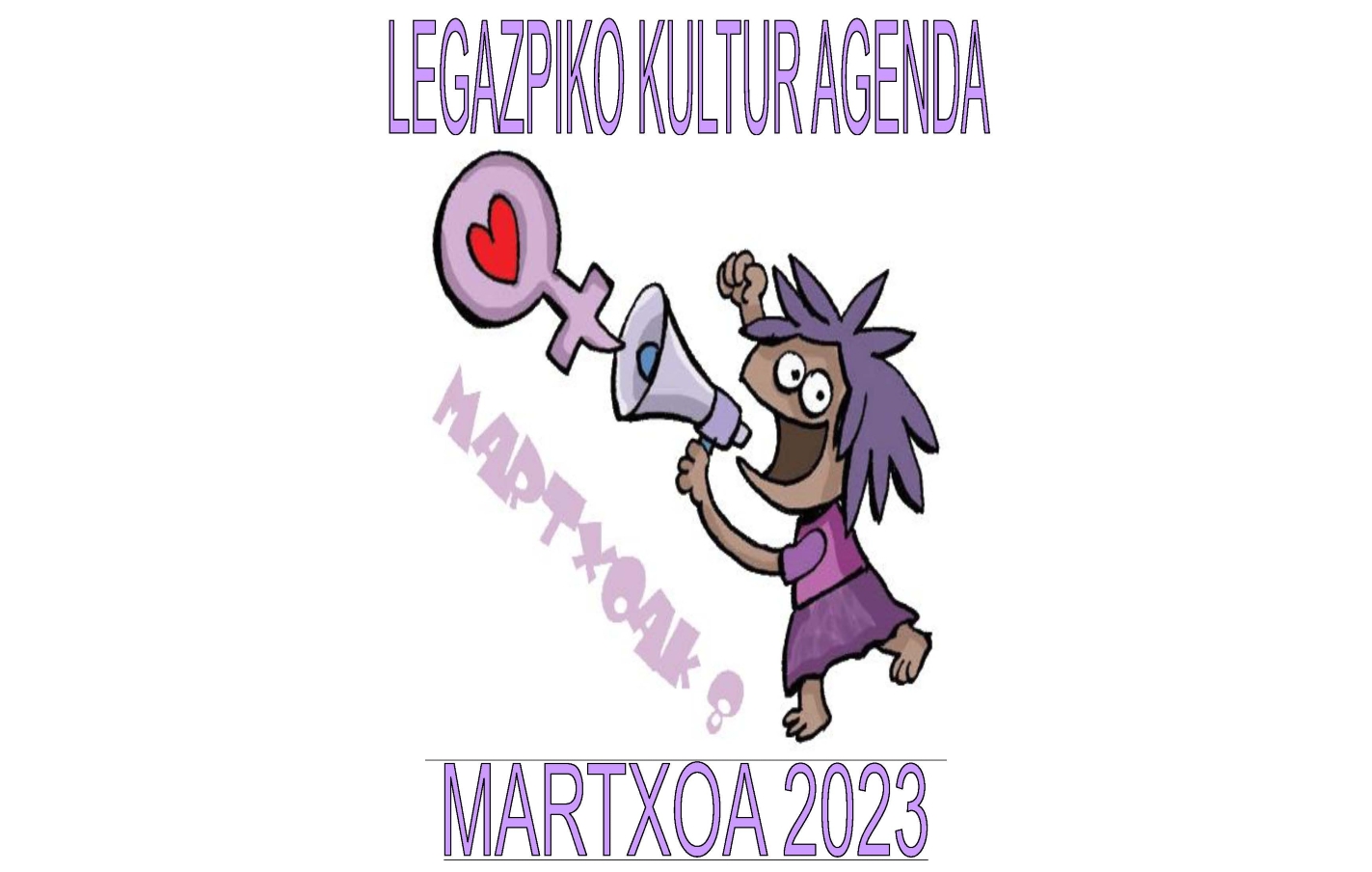 Programación cultural y actividad de KZgunea en Marzo del 2023